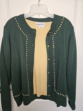 Pendleton Women's Two Piece Sweater Set Size M/L